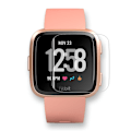 Miniatyrbild 1 av 6: 2.5D Full Coverage Skydd, Härdat Glas För Fitbit Versa Versa Lite, Kristallklar Skärmskydd, Reptåligt Och Anti-Bubblor, Enkel Att