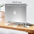 Miniatyrbild 4 av 5: Kylplatta, Ergonomisk Design för 12-20 Tums Bärbara Datorer, Konstruktion i Zinklegering, Universell Kompatibilitet för Hem- och Kontorsbruk (Silver)