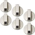 6 stycken Hob Knob (8mm), Universella kontrollvred för kök
