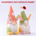Miniatyrbilde 3 av 5: 3PCS Påske Gnome Bunny med påskeegg, innendørs vårdekor