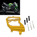 Miniatyrbillede 1 af 8: Forreste Tandhjulsdæksel CNC Aluminium Legering Kædebeskytter Motorcykel Ombytningsudskiftning til ZX6R 2009‑2021 Guld
