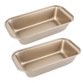 Miniatyrbillede 1 af 5: 2 stk. Rektangulær Brødform Non-Stick Bageform