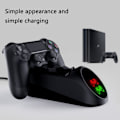 Miniatyrbild 6 av 8: Uppgraderad Ps4-handkontrollsladdare: Snabbladdningsport för Ps4, dockningsstation med stabilare design, Ps4 Dualshock 4-laddare för Playstation 4