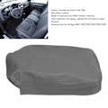 Miniatyrbilde 7 av 8: Midtkonsoll Armlene Deksel Skinn Mikrofiber Lær Erstatning for Dodge RAM 1500 2500 3500 2002‑2008 Grå