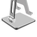 Miniatyrbillede 5 af 10: Tablet Holder Aluminiumlegering Anti-skrid Sammenklappelig Bærbar Stærk Bæreevne til Hjemmekontor Skrivebord