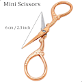 Miniatyrbillede 3 af 7: Hæklesaks, vintage-stil rustfrit stålblad multifunktionel saks, ergonomisk design skarpe præcisionsklipper DIY håndværktøj til broderi