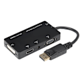 Miniatyrbild 2 av 7: HDMI-adapter, DisplayPort till HDMI VGA DVI-omvandlare, lätt och bärbar med optimal signalöverföring
