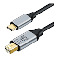 Miniatyrbild 1 av 4: Oöverträffad mångsidighet, speglad utökad skärm för anpassningsbar visning, USB-C till Mini DisplayPort-adapter för professionella presentationer (Designad