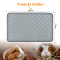 Miniatyrbild 2 av 7: Whiskers Delight Marsvinssängkläder, Fleece Burmatta för Smådjursburar, Snabbtorkande Halkfri Matta (2-pack)