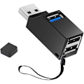 Miniatyrbild 1 av 7: Usb-hubb för effektiv dataöverföring, anslutning av flera enheter Plug and Play med höghastighetsöverföring Usb 3.0 för bärbar dator, Macbook, Surface