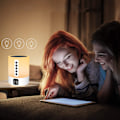 Miniatyrbild 5 av 7: Cool Väckarklocka Bluetooth-högtalare, Vit Brus-maskin Funktion För Bebis Eller Vuxna, Erbjuder Utsökt Lyssning Upplevelse Och Sömn Atmosfär,