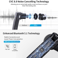 Pikkukuva 8 / 8: Ajokäyttöön/liiketoimintaan tarkoitettu langaton Bluetooth-kuuloke iPhone- ja Android-puhelimille