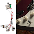 Miniatyrbild 4 av 5: Elektrisk Gitarr Förkopplad Kabelsats, Volymkontroll och Tonkontroll för Sömlös Integration i Din Gitarr av Strat-modell