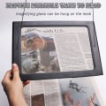 Miniatyrbilde 2 av 5: Forstørrelsesglass A4 Full Page Lupe Ideell for å lese små trykk