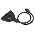 Miniatyrbild 8 av 8: Manuell HDMI-switch, Högupplöst 3 In 1 Ut-splitter, Plug And Play HDMI-switch för TV, PS4, PC, Xbox