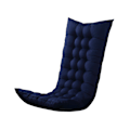 Miniatyrbild 1 av 5: Schäslong Dyna Vattentät Inomhus Utomhus Memory Foam Lounge Sittdyna med Band, Mjuka Förtjockade Schäslong Dynor för Utomhusbruk