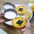 Miniatyrbilde 2 av 5: 6 stk 4 tommers mini terteform Non-Stick Quiche Pan Flyttbar, Grå