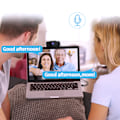 Miniatyrbild 6 av 8: 1080P Webbkamera, Hög Kompatibilitet, Brusreducerande Mikrofon, Justerbar Bas, Perfekt för Windows OS, Onlinekurser, Livestreaming