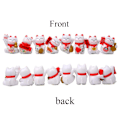 Miniatyrbild 4 av 5: Lyckokatt Figurer, 8st Mini Maneki Neko Set Lyckokatter Japansk Lyckokatt Kawaii Japansk Vinkande Katt för Hem Skrivbord Bil Interiör Hantverk