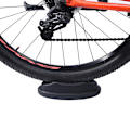 Miniatyrbild 7 av 8: Cykel Framhjulsstöd för Stabilt Stöd, Universell Passform Halkskyddsdesign Framhjulsstöd för Inomhuscykling, Golvskydd