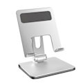 Miniatyrbillede 1 af 10: Tablet Holder Aluminiumlegering Anti-skrid Sammenklappelig Bærbar Stærk Bæreevne til Hjemmekontor Skrivebord