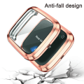 Miniatyrbillede 4 af 5: 2 stk. til fitbit versa2 urkasse - sort + rosaguld
