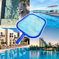 Miniatyrbild 7 av 7: Robust Högkvalitativ Plast Pool Skimmer, Effektiv Löv- och Skräpsamlare, Finmaskig Påse För Optimal Prestanda, För Pooler, Badtunnor, Spa och
