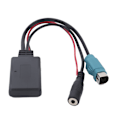 Miniatyrbilde 8 av 10: Bil Bluetooth Trådløs Radio AUX Kabel Mikrofon Handsfree Adapter Passer for Alpine KCE‑236B / CDA‑9852 / E