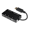 Miniatyrbild 4 av 7: HDMI-adapter, DisplayPort till HDMI VGA DVI-omvandlare, lätt och bärbar med optimal signalöverföring