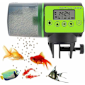 Miniatyrbild 1 av 5: Fiskmatare med Programmerbar Timer, Tyst & Pålitlig för Akvarium & Damm, Uppladdningsbar via USB, Fuktbeständig Behållare för Flingor &