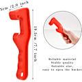 Miniatyrbild 3 av 8: Enkel Färgburkslocköppnare, Ergonomisk Design Högkvalitativ Plast Hinklocköppnare Säkerställer Maximal Hävstång För Hemmakontor Och Garage,