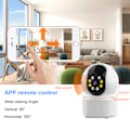 Miniatyrbild 4 av 8: Inomhus WiFi-kamera, säkerhetssystem med 2K fullfärgs mörkerseende, enkel ettknappssamtal, rörelsedetektering & spårning, stöder SD-kort & moln