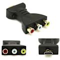 Miniatyrbild 2 av 4: Estetisk komponentomvandlare, RGB högupplöst videoadapter som säkerställer sömlös signalöverföring, guldpläterade kontakter, Plug And Play