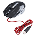 Miniatyrbild 5 av 8: Precision Gaming Companion, Justerbar DPI Professionell Optisk Sensor Mus, Ergonomisk Design med Programmerbara Knappar och Hög Precision