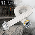 Miniatyrbild 6 av 8: Gummislang för gasmask, universellt gängat gränssnitt för mångsidig kompatibilitet, korrugerad design med tygskydd, flexibel för optimal lufttillförsel