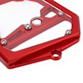 Miniatyrbillede 4 af 8: Forreste Tandhjulsdæksel CNC Aluminium Legering Kædebeskytter Motorcykel Ombytningsudskiftning til ZX6R 2009‑2021 Rød