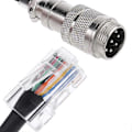 Miniatyrbild 4 av 5: 8-Pin till RJ-45 Modulär Kontakt Mikrofonkabel Adapter för Yaesu Mikrofon MD-200 MD-100 M-1 M-100 FT-450 FT-900 FT-991 2025th