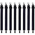 Miniatyrbilde 1 av 4: 8 stk. (30 cm til 120 cm) Justerbar Strammer for Laken, Justerbare Strammere, Passer Alle Senger og Madrasser, Svart