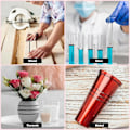 Miniatyrbillede 3 af 5: 4 STK Whiteboard Tape, Sort Pinstripe Tape, 3 mm Bredde Pin Striping Tape, til Klasseværelse, Konference Display (PET)