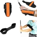 Golf Swing Training Set - with Wrist Stabilizer and Arm Support Strap - Improves Posture - Precision - and Power - Male and Female Golfers