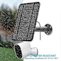 Pikkukuva 3 / 5: Aurinkopaneelilataus Arlo Ultra/ultra 2/pro 3/pro 4/pro 3 Floodlight/go 2 4w 2025 walkbee -kameroille