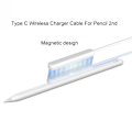 Miniatyrbillede 4 af 5: Fonken Type C Magnetisk Stylus Oplader Adapter Til Apple Pencil 2 2. USB C Magnetisk Opladerkabel