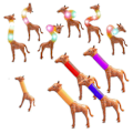 Miniatyrbild 1 av 2: Utdragbara Giraffer Pop-Tubes Giraffers Hals Sträckning Tryckavlastande Bälgar  Present till Barn Pojkar Flickor