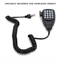 Miniatyrbillede 1 af 3: 8 Pin 50cm Mikrofonkabelledning til Kenwood Radio Sort