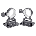 Miniatyrbilde 4 av 5: Fiskeboks paraplystativholderbrakett i aluminiumslegering (Grå, 2 STK)