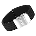 Miniatyrbild 1 av 2: Vattentät Silikonarmband Chic Armbandsur Rem Spänne - STORLEK: 24mm