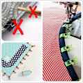 Miniatyrbillede 5 af 5: 100 stk. Clips Klemmer DIY 2,7 * 1,0 * 0,9 cm Plastik Syning Til Binding Patchwork Hækling Strikkehåndværk Assorterede Farver (tilfældig Forsendelsesfarve)