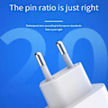 Miniatyrbild 4 av 5: 20w Iphone Ipad Snabbladdare Apple Usb-c Strömadapter Eu-kontakt