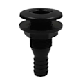 Miniatyrbillede 1 af 5: 5/8'' Sort Marine Gennemføringskonnektor Udskiftning Bilge Pumpe Slangefitting