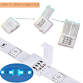 Miniatyrbilde 5 av 5: LED Strip Koblingssett 4-Pin Kobling 10 mm Lødfri Kobling Komplett Sett Egnet for LED Strip Rask Tilkobling 2025th